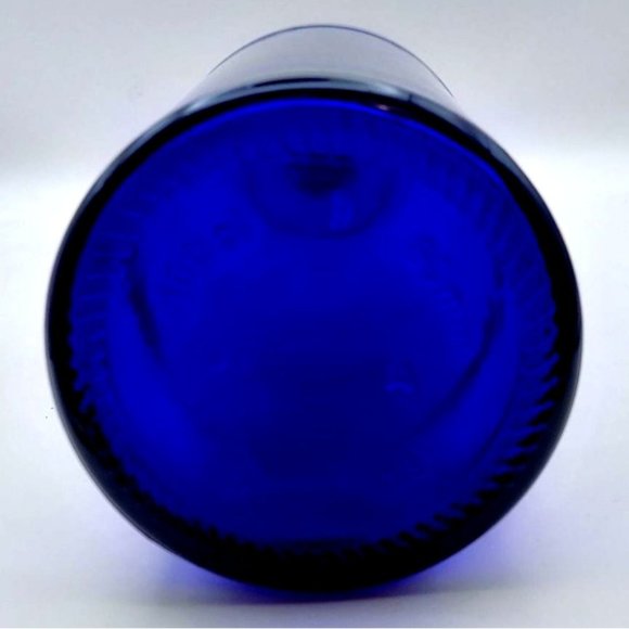 NWOB 2 Grolsch Cobalt Blue Glass 1 Liter Home Brew Wine Beer Bottle Swing EZ Cap - Picture 3 of 6